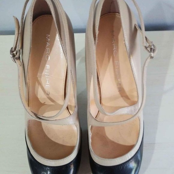 Marc Fisher platform Mary Jane style heels - size 7.5M - Picture 2 of 6